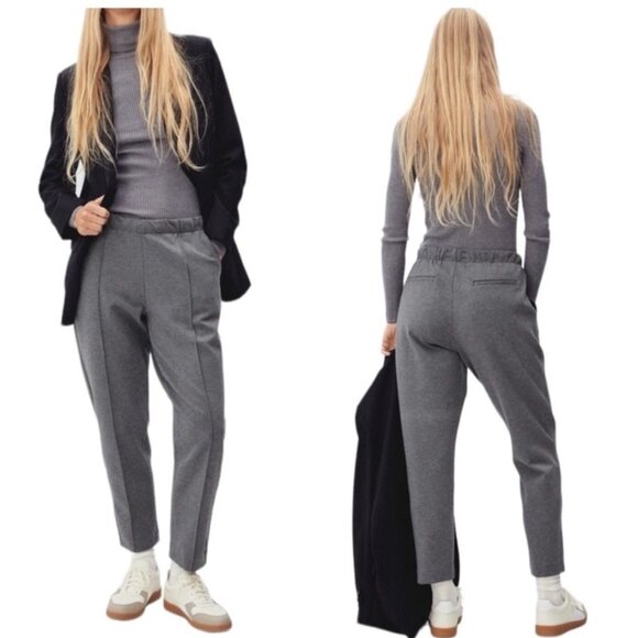 Everlane Women's The Dream Pant Size M Gray Tailored Look Sweat Pant Feel - Picture 2 of 12